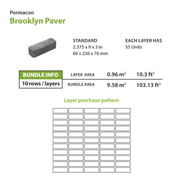 Permacon Brooklyn Concrete Paver